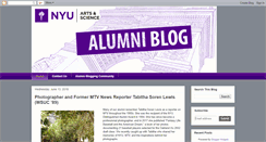 Desktop Screenshot of nyualumniblog.com