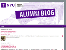 Tablet Screenshot of nyualumniblog.com